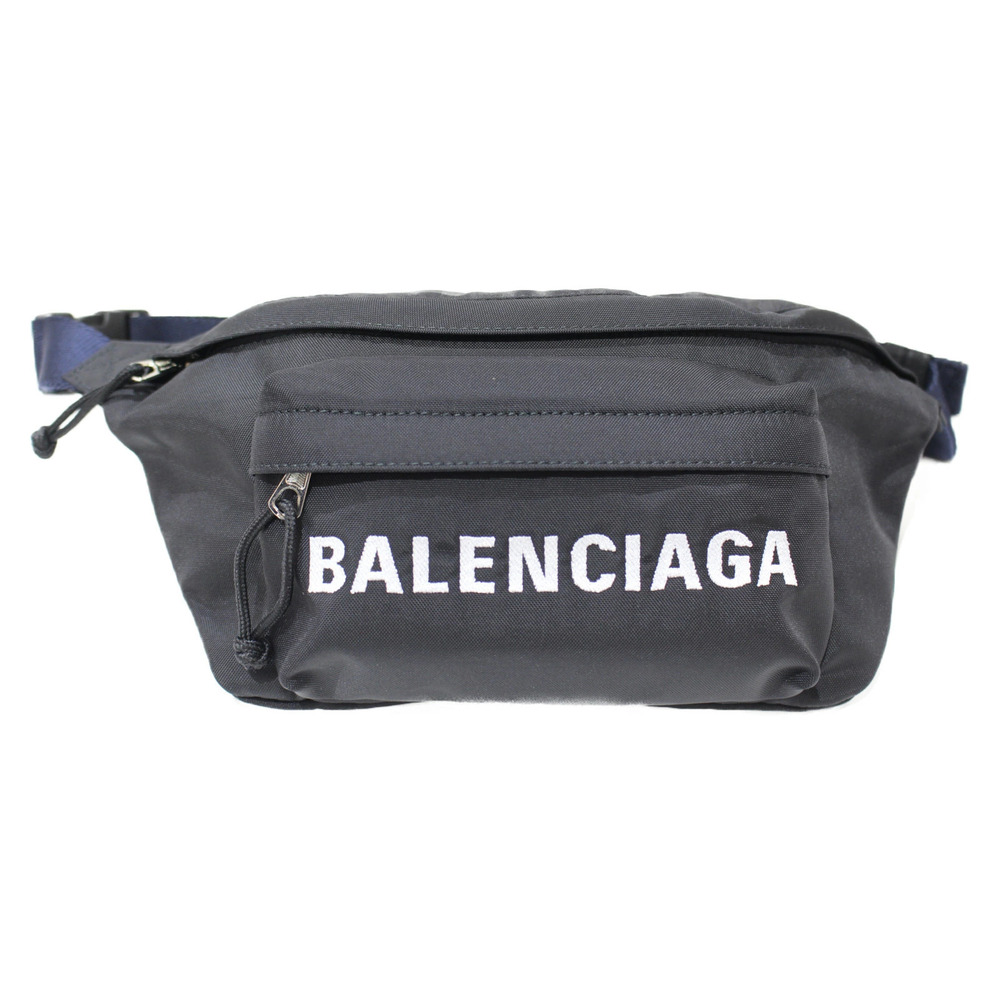 UnWith bagBALENCIAGA Wheel Belt Pack Black Waist Crossbody